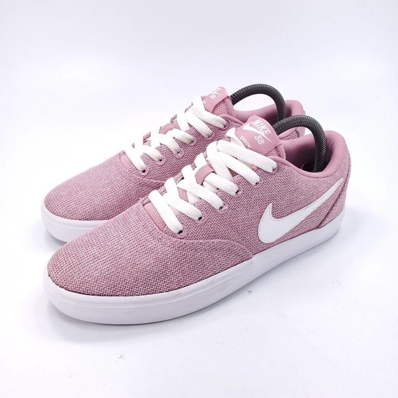 Nike Shoes - Nike SB Check Solar Athletic Running Shoe Womens Size 8.5 921464-610 Pink White